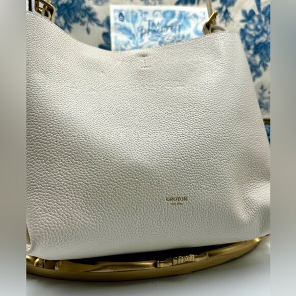 🆕 OROTON 🧿 NOWT Margot Hobo Shoulder Bag, Ivory - Picture 6 of 16